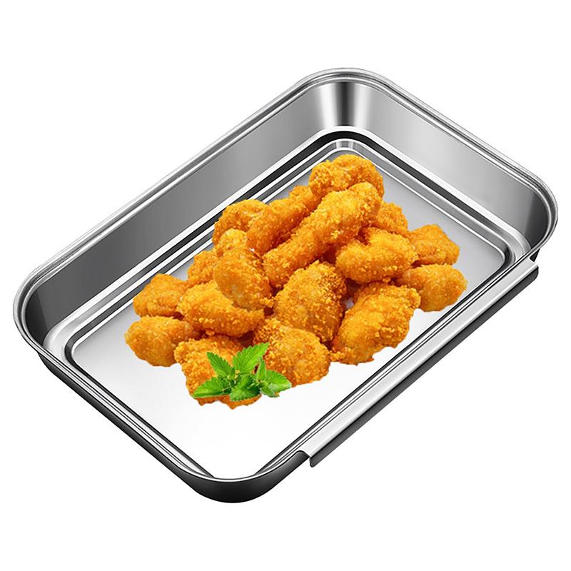 3 Pcs Seasoning Plate Dipping Dish Stainless Steel Pot Seasoning Dish Square Barbecue Snack Plate Kitchen Condiment Tray 3pcs
3 Pcs Seasoning Plate Dipping Dish Stainless Steel Pot Seasoning Dish Square Barbecue Snack Plate Kitchen Condiment Tray 3pcs