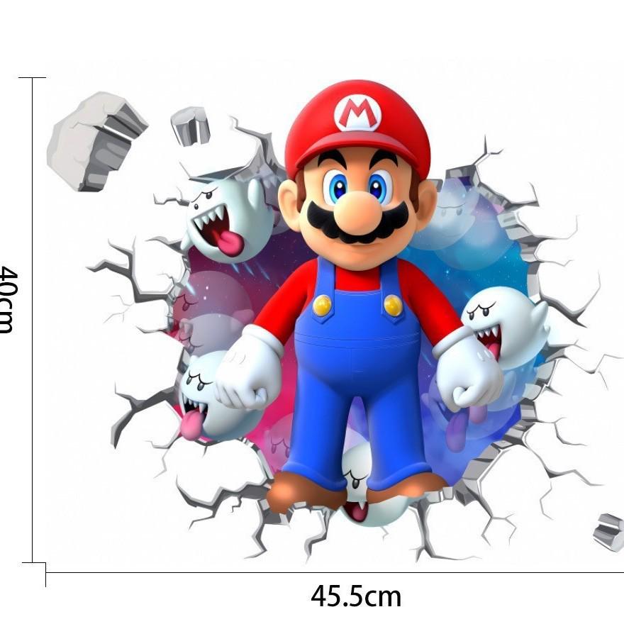 Anime Mario Cartoon Kids Self-Adhesive Wall Stickers - Cute Bedroom Decoration
Anime Mario Cartoon Kids Self-Adhesive Wall Stickers - Cute Bedroom Decoration