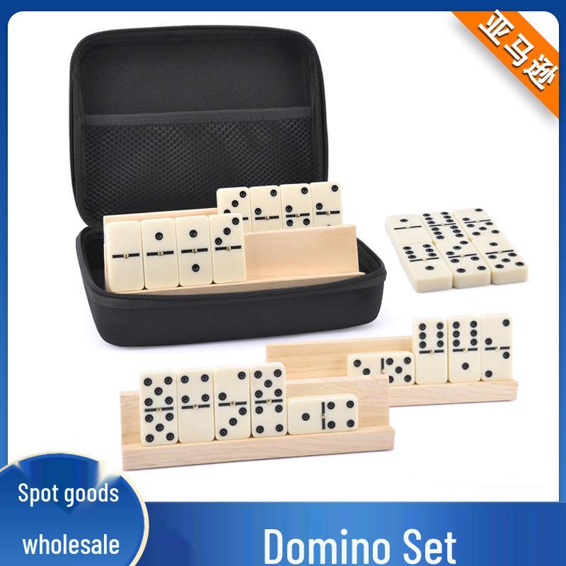 Dominoes Storage Set with Wooden Card Holder and Digital Mahjong Cards EVA Bag + Resin Dominoes + Wooden Card Holder чёрный
Dominoes Storage Set with Wooden Card Holder and Digital Mahjong Cards EVA Bag + Resin Dominoes + Wooden Card Holder чёрный