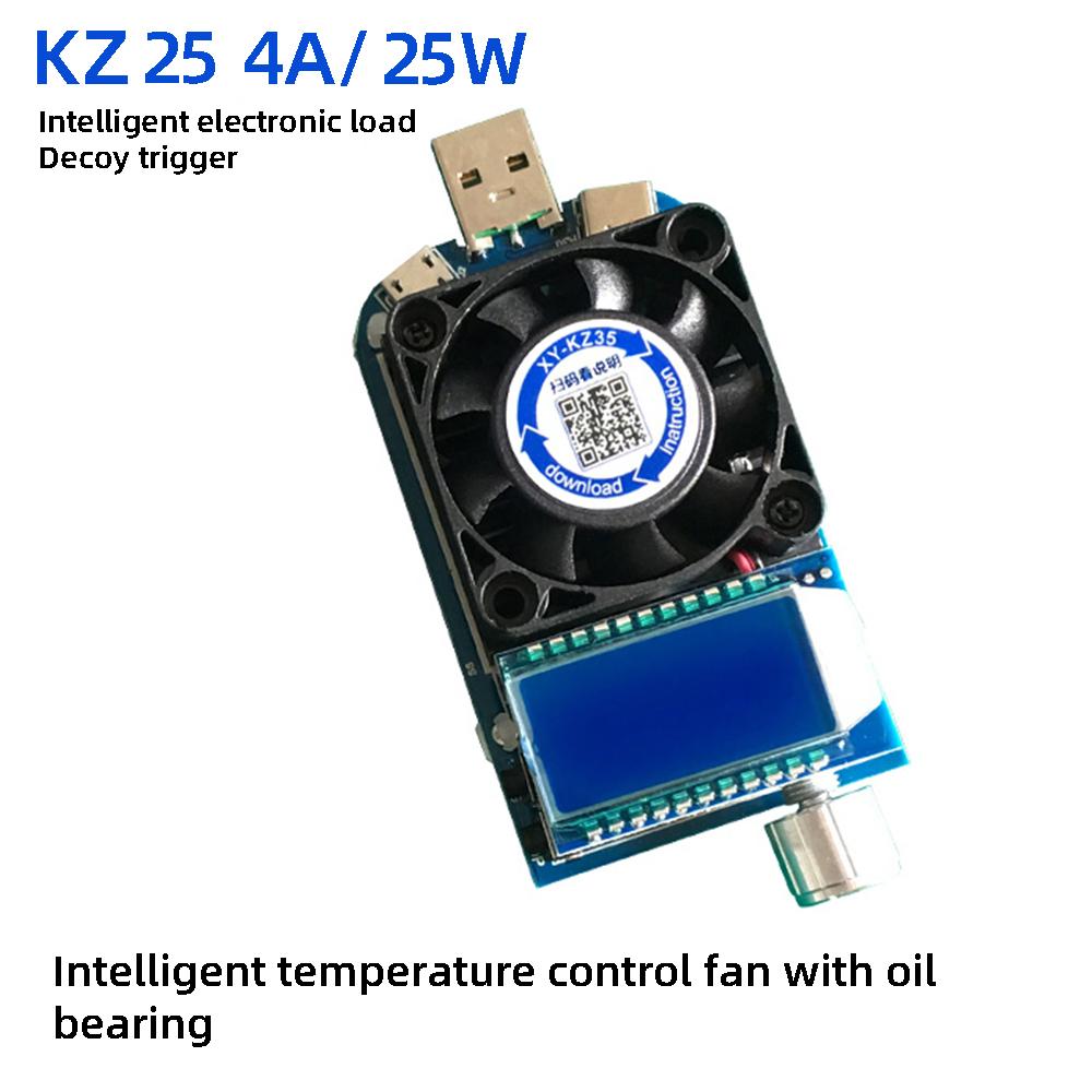 KZ35 KZ25 Constant Current Electronic Load Tester Power Supply Aging Fast Charge Tester Discharge Capacity Test DC4-25V 35W 25W
KZ35 KZ25 Constant Current Electronic Load Tester Power Supply Aging Fast Charge Tester Discharge Capacity Test DC4-25V 35W 25W