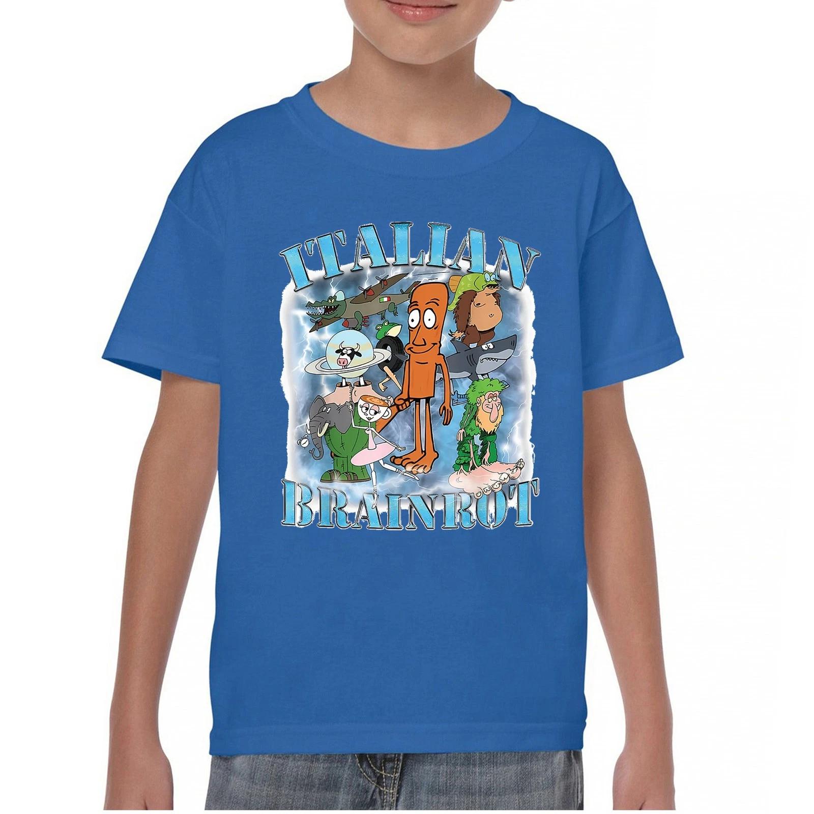 Italian Brainrot Meme Youth kids boys T-Shirt Fun Gen Z Alpha Internet Meme Vibe Kids 160
Italian Brainrot Meme Youth kids boys T-Shirt Fun Gen Z Alpha Internet Meme Vibe Kids 160
