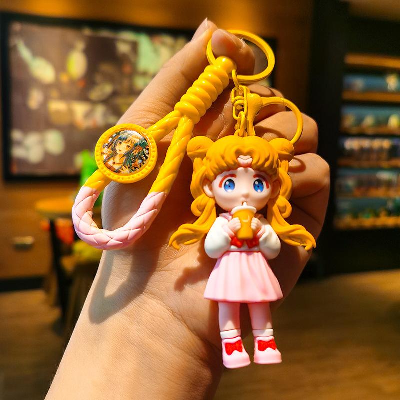 Woven Cartoon Sailor Moon Keychain for Couple Car Bag Luna Doll Keychain Kawaii Cute Personalized Gifts Y2k Fashion Toys Anime
Woven Cartoon Sailor Moon Keychain for Couple Car Bag Luna Doll Keychain Kawaii Cute Personalized Gifts Y2k Fashion Toys Anime
