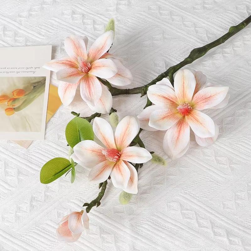 Uflower 56CM Magnolia Branch Silk Artificial Flowers for Home Living Room Dining Table Decoration Wedding Party Hotel Deor 1PC-no vase
Uflower 56CM Magnolia Branch Silk Artificial Flowers for Home Living Room Dining Table Decoration Wedding Party Hotel Deor 1PC-no vase