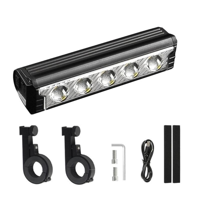 Bicycles LED Flashlight Waterproof Headlight Rechargeable Front Light Bikes Light with 5 Light Modes for Night Ridings
Bicycles LED Flashlight Waterproof Headlight Rechargeable Front Light Bikes Light with 5 Light Modes for Night Ridings