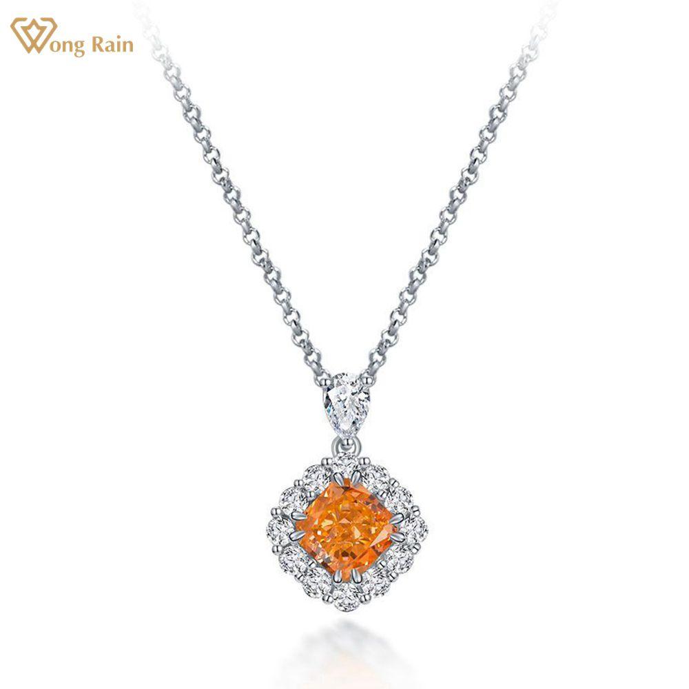 Wong Rain, 100% стерлинговое серебро 925 пробы, ледяная дробленая огранка, 7*7 мм, AAAAA, цирконы, драгоценный камень, оранжевый кулон, ожерелье для женщин, ювелирные изделия красный
Wong Rain, 100% стерлинговое серебро 925 пробы, ледяная дробленая огранка, 7*7 мм, AAAAA, цирконы, драгоценный камень, оранжевый кулон, ожерелье для женщин, ювелирные изделия красный