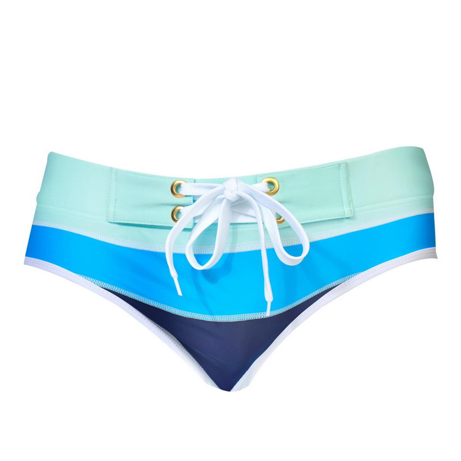 Men s Fashion swimming boxer briefs contrasting color Beach Swim Shorts Sexy Mens Beach Bikini Briefs Beach Sport Swimwear S синий
Men s Fashion swimming boxer briefs contrasting color Beach Swim Shorts Sexy Mens Beach Bikini Briefs Beach Sport Swimwear S синий