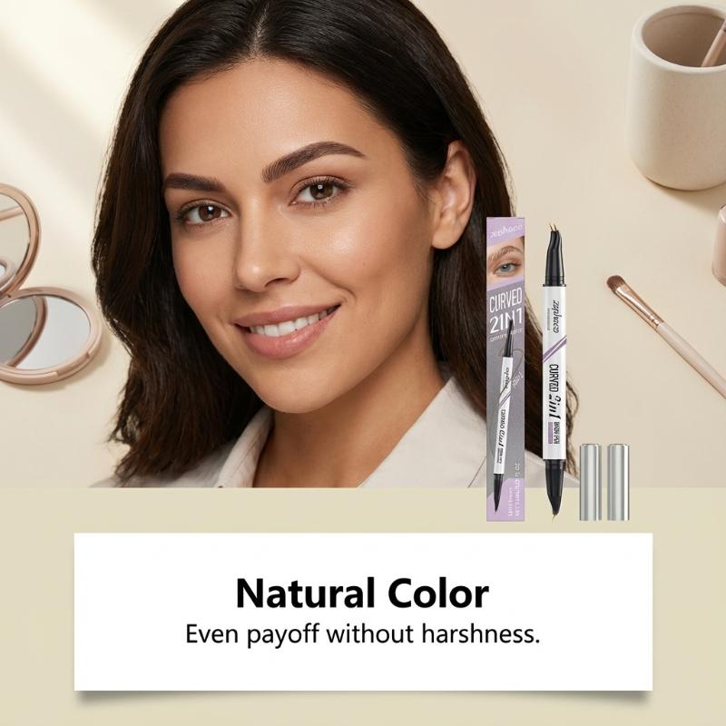 Double Ended Eyebrow Pencil Waterproof Eyebrow Pencil Smudge-Proof Light Brown Eyebrow Pen Cosmetic one size
Double Ended Eyebrow Pencil Waterproof Eyebrow Pencil Smudge-Proof Light Brown Eyebrow Pen Cosmetic one size