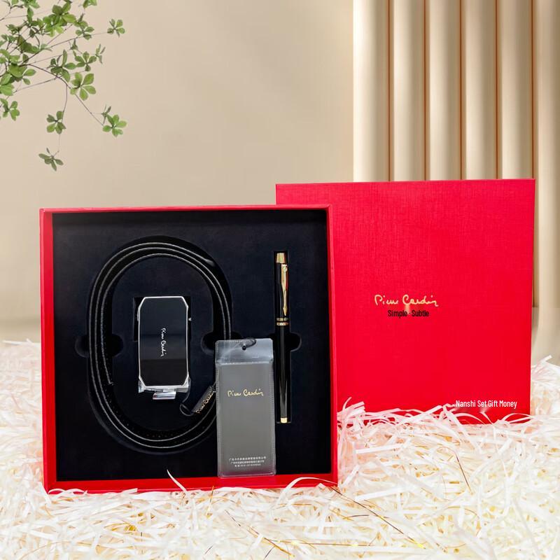 Pierre Cardin Men s Leather Belt & Pen Gift Set 180cm
Pierre Cardin Men s Leather Belt & Pen Gift Set 180cm