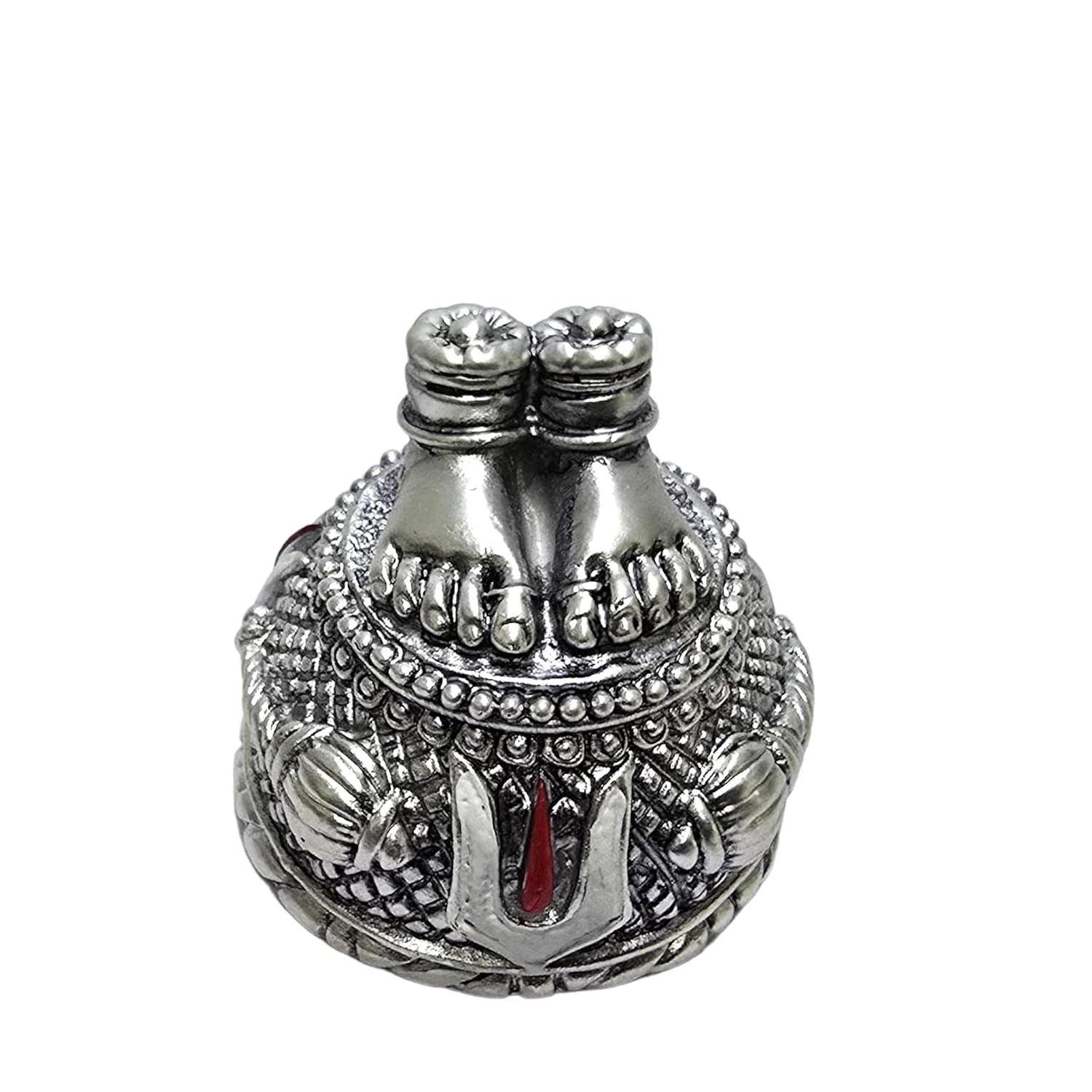 Lord Hanuman Charan Paduka Silver Plated Antique Matte Idol for Home & Car Dasboard Hanuman Ji Charan Paduka Idol
Lord Hanuman Charan Paduka Silver Plated Antique Matte Idol for Home & Car Dasboard Hanuman Ji Charan Paduka Idol