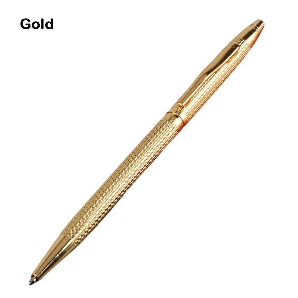 Light Luxury Metal Ballpoint Pen Brushed Wavy Pattern Twist Using Gel Pen Writing Pen School Office золотой
Light Luxury Metal Ballpoint Pen Brushed Wavy Pattern Twist Using Gel Pen Writing Pen School Office золотой
