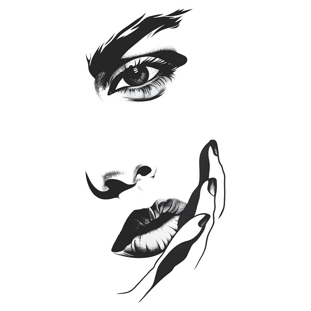 Woman Touching Face Wall Sticker Self-Adhesive for Bedroom Living Room Home Background Decoration 30x60CM різнокольоровий
Woman Touching Face Wall Sticker Self-Adhesive for Bedroom Living Room Home Background Decoration 30x60CM різнокольоровий