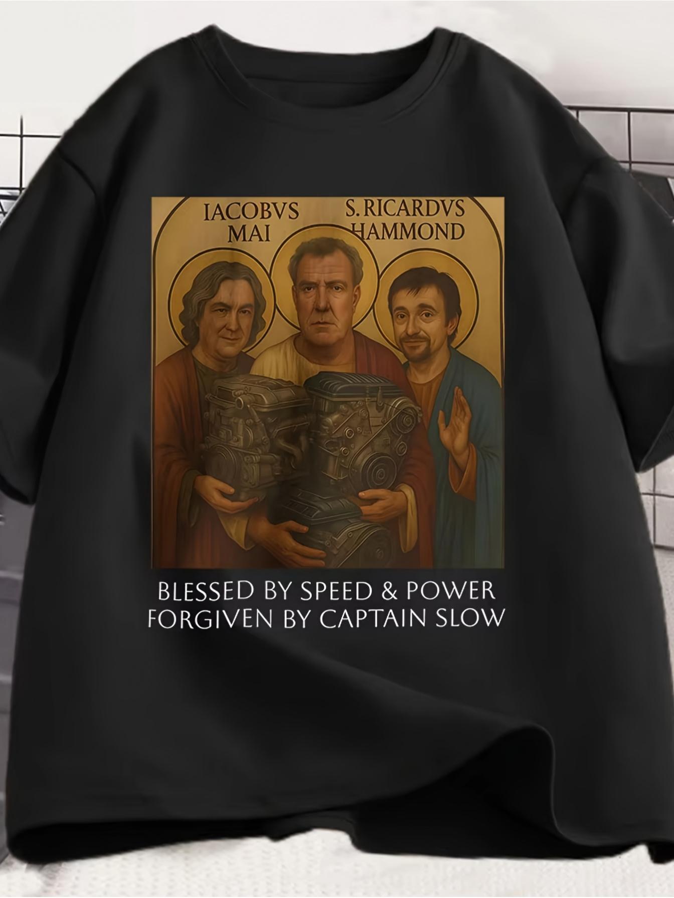 Men s The Grand Speed Power Church Holy Trinity T-Shirt- Jeremy Clarkson XXXXL
Men s The Grand Speed Power Church Holy Trinity T-Shirt- Jeremy Clarkson XXXXL