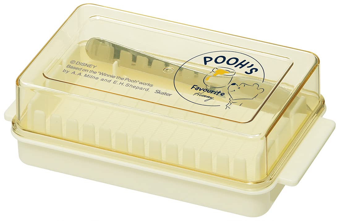 Skater Butter Case Butter Container Butter Cutter with Guide Disney Winnie the Pooh LOVE GROW FASE BTG1-A
Skater Butter Case Butter Container Butter Cutter with Guide Disney Winnie the Pooh LOVE GROW FASE BTG1-A