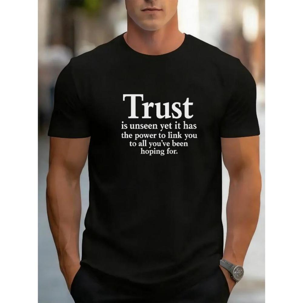 European Sizes Trust-themed Text Print, Simple and Inspiring Quote Design, Suitable for Daily and Home Wear, Street Trend Casual Versatile Top S чёрный
European Sizes Trust-themed Text Print, Simple and Inspiring Quote Design, Suitable for Daily and Home Wear, Street Trend Casual Versatile Top S чёрный