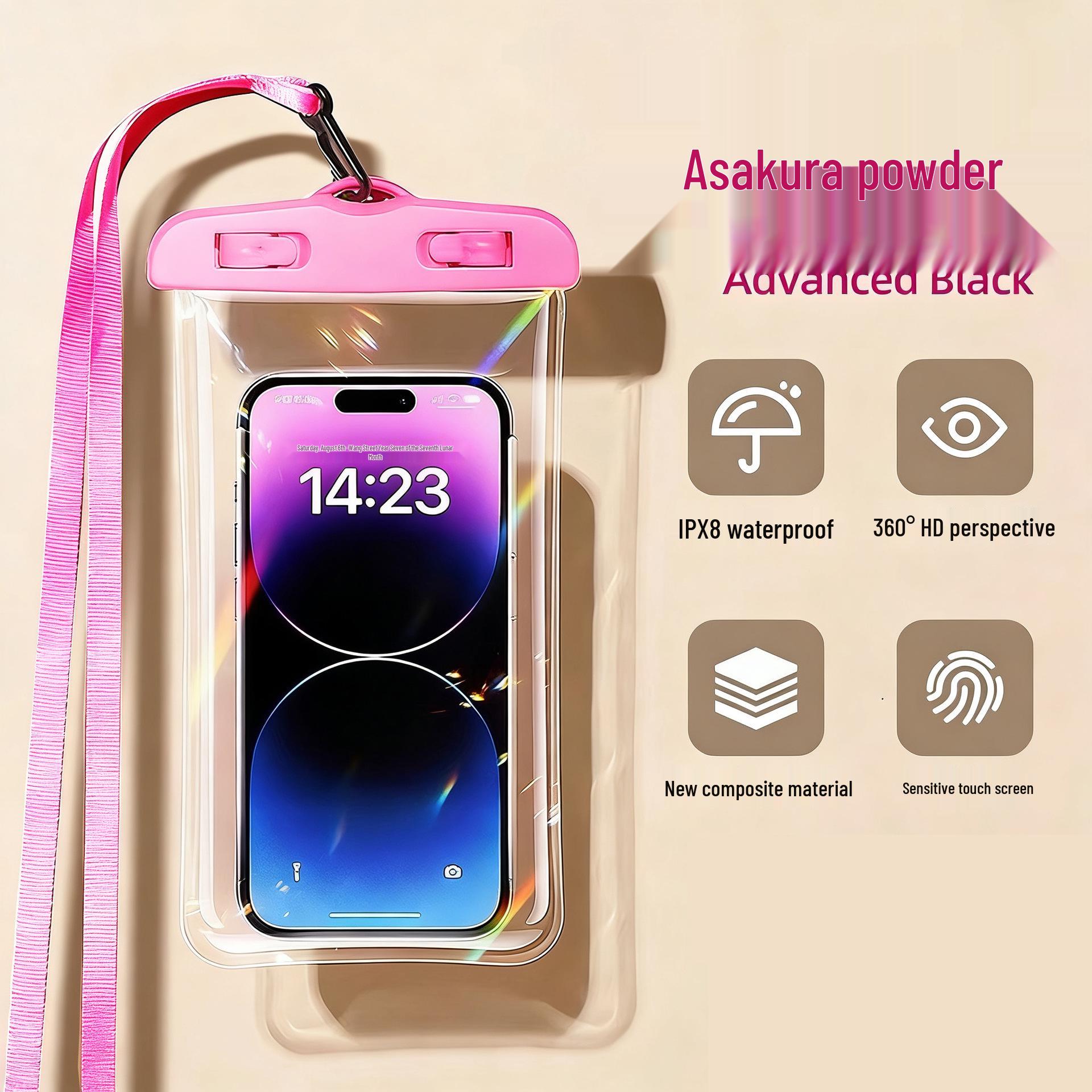 Waterproof Touchscreen Phone Bag for Photography, Swimming, Diving, and Rain Protection IPX8 Waterproof with Lanyard
Waterproof Touchscreen Phone Bag for Photography, Swimming, Diving, and Rain Protection IPX8 Waterproof with Lanyard