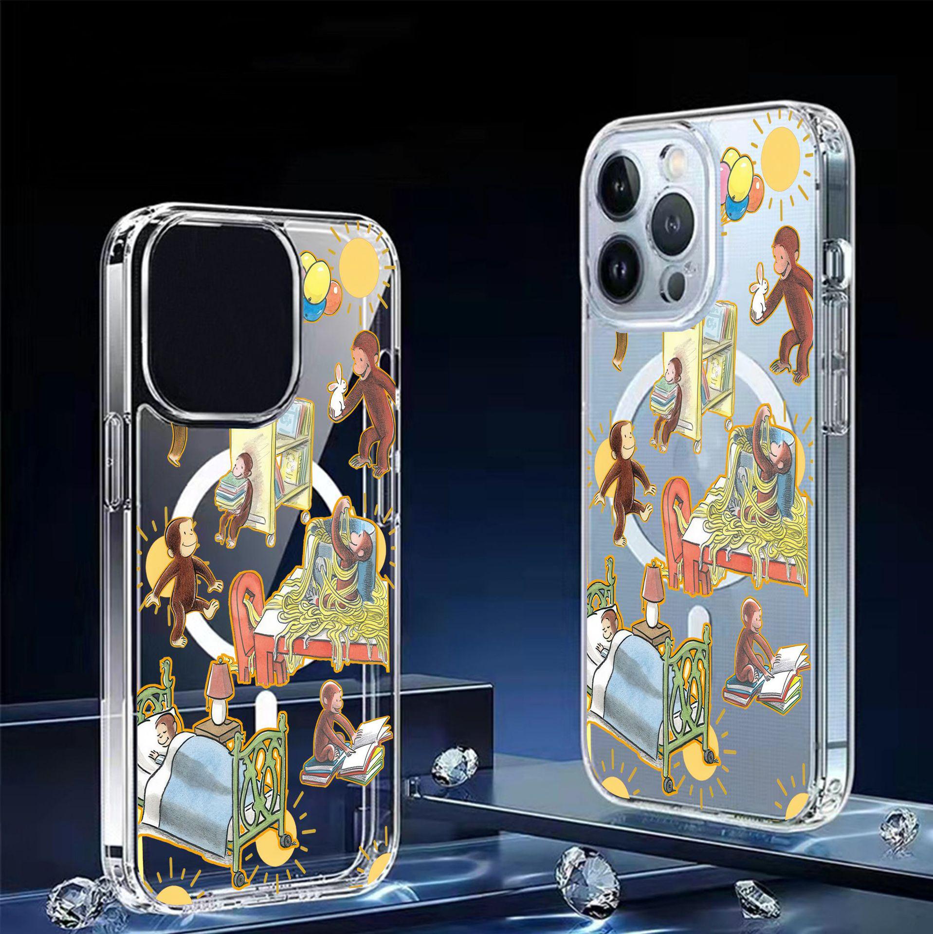 Naughty Monkey Magnetic Transparent Case for iPhone 15/16/17 Pro Max iPhone 12 Pro Max прозорий
Naughty Monkey Magnetic Transparent Case for iPhone 15/16/17 Pro Max iPhone 12 Pro Max прозорий