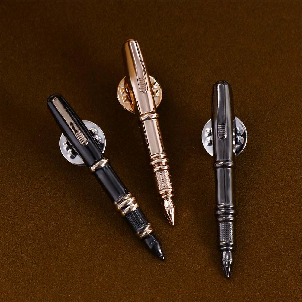 Suit Decoration Brooch Pins Badge Men Brooches Suit Shirt Brooch Korean Style Pen Shape Brooch
Suit Decoration Brooch Pins Badge Men Brooches Suit Shirt Brooch Korean Style Pen Shape Brooch