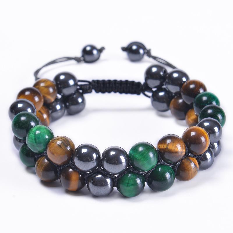 JYL TS Bracelet Couple s 3-Piece Set Elastic Versatile Strengthens Bond Green Tiger Eye Yellow Tiger Eye Black Magnet сіро блакитний колір
JYL TS Bracelet Couple s 3-Piece Set Elastic Versatile Strengthens Bond Green Tiger Eye Yellow Tiger Eye Black Magnet сіро блакитний колір