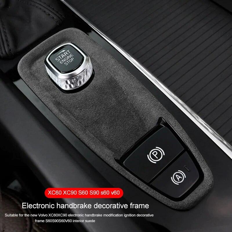 Для Volvo S90 XC60 V90 XC90 S60 V60 электронный ручной тормоз декоративная рамка зажигание декоративная наклейка автомобильные аксессуары
Для Volvo S90 XC60 V90 XC90 S60 V60 электронный ручной тормоз декоративная рамка зажигание декоративная наклейка автомобильные аксессуары