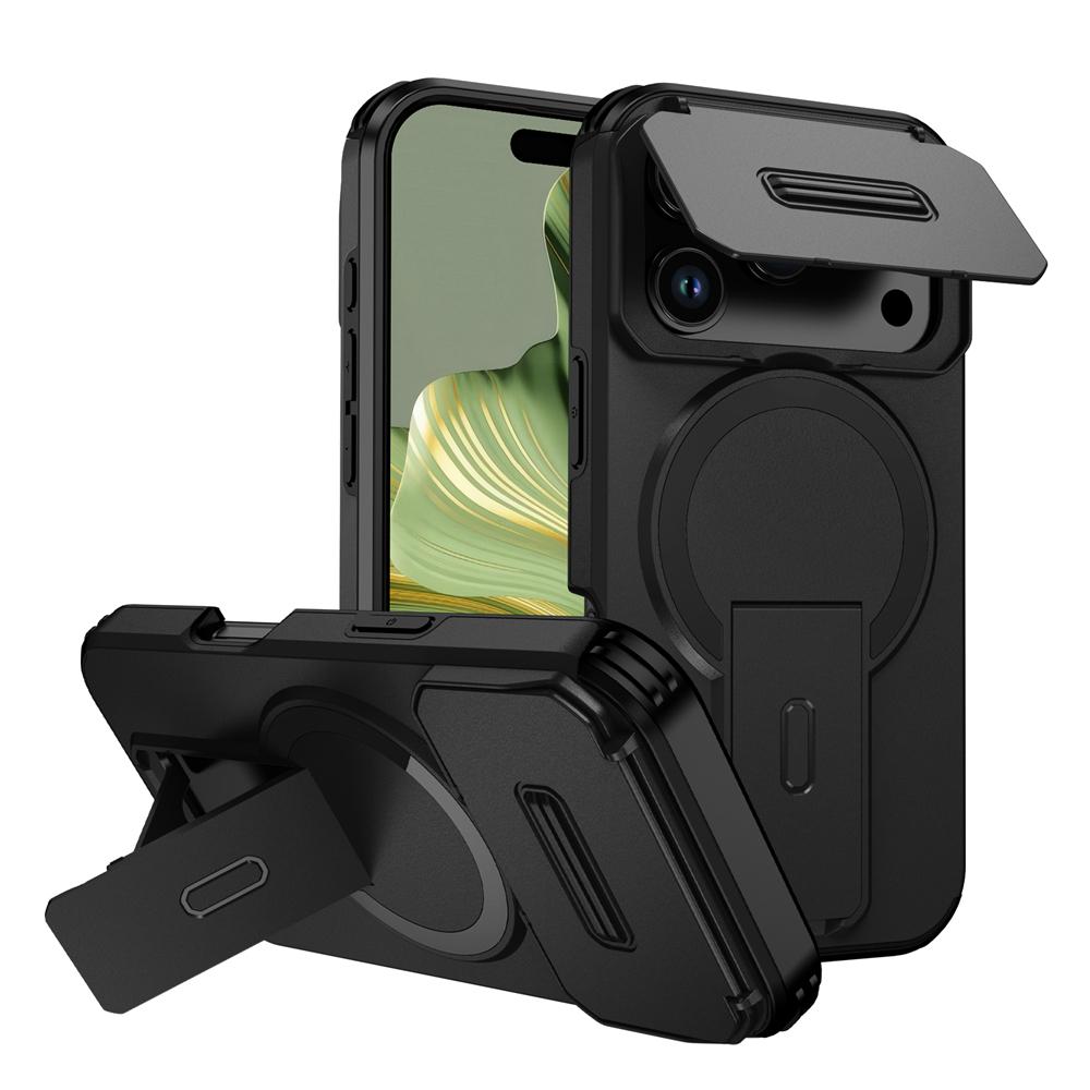KEYSION Протиударний магнітний чохол для iPhone 17 Pro 17 Pro Max Зсувний захист камери Підставка Бездротова зарядка Задня кришка телефону for iPhone 17 Pro чорний
KEYSION Протиударний магнітний чохол для iPhone 17 Pro 17 Pro Max Зсувний захист камери Підставка Бездротова зарядка Задня кришка телефону for iPhone 17 Pro чорний