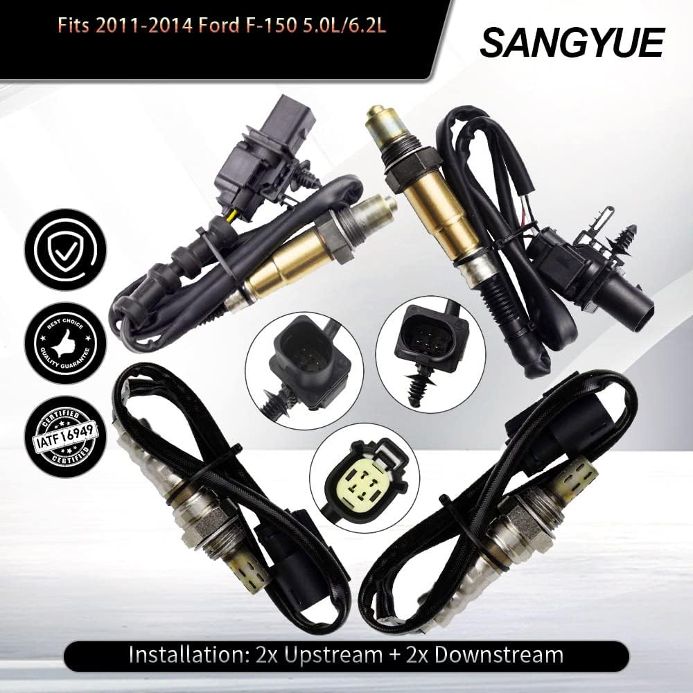 4x Oxygen Sensor 1 & 2 for 2011 2012 2013 2014 Ford F-150 5.0L/6.2L Upstream + Downstream
4x Oxygen Sensor 1 & 2 for 2011 2012 2013 2014 Ford F-150 5.0L/6.2L Upstream + Downstream