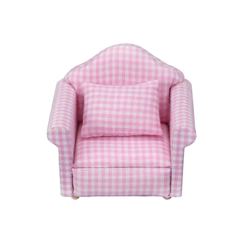 1/12 Miniature Sofa Model Furniture with Flower Pattern and Stable Wood Base Soft Fabric Armchair Doll House Accessories
1/12 Miniature Sofa Model Furniture with Flower Pattern and Stable Wood Base Soft Fabric Armchair Doll House Accessories