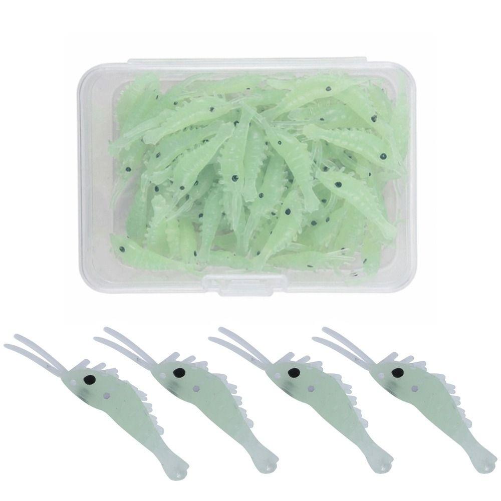 100PCS Luminous Grass Shrimp Lure Soft Grass Shrimp Bait Shrimp Fishing Bait Freshwater Fishing 100PCS
100PCS Luminous Grass Shrimp Lure Soft Grass Shrimp Bait Shrimp Fishing Bait Freshwater Fishing 100PCS