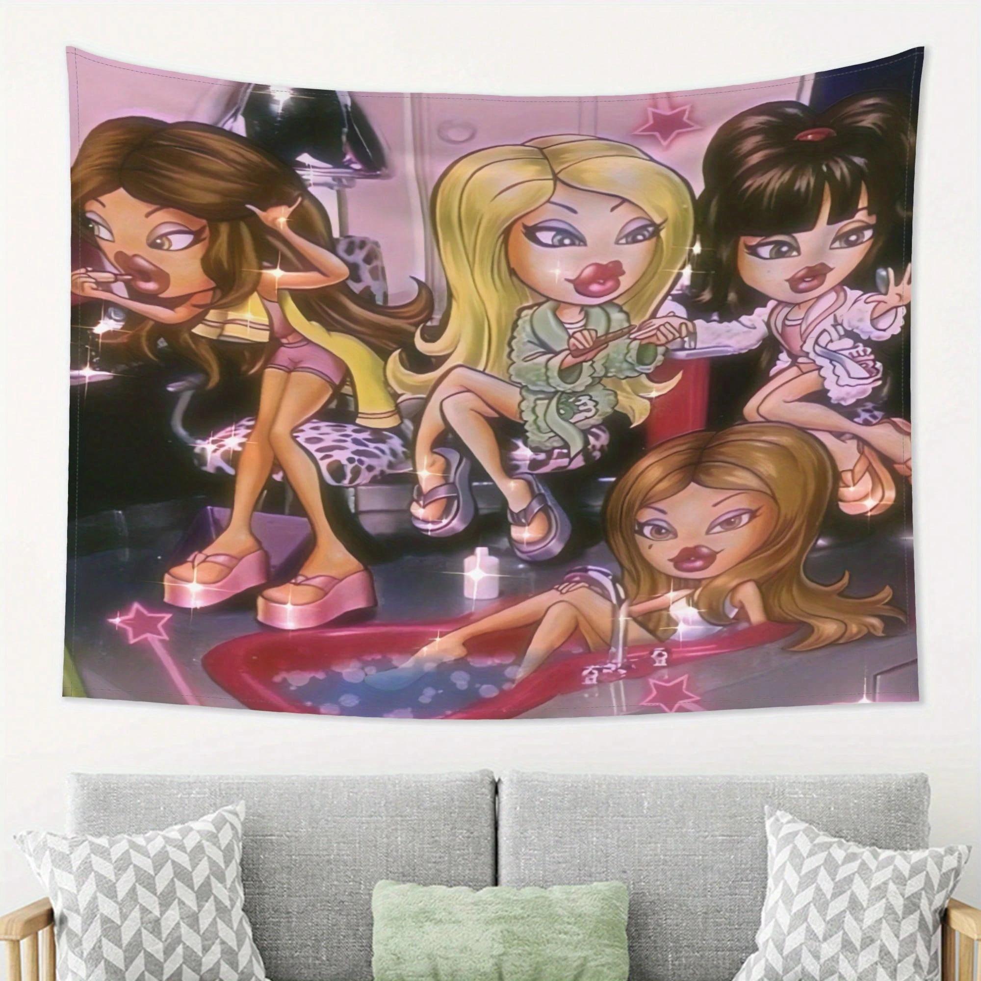 Bratz Girls Tapestry Single Sided 2D Print Retro Soft Wall Tapestry Bedroom Dorm Y2k Decor Nostalgic Vibe Gift for 2000s Lovers 74x94cm(29x37in)
Bratz Girls Tapestry Single Sided 2D Print Retro Soft Wall Tapestry Bedroom Dorm Y2k Decor Nostalgic Vibe Gift for 2000s Lovers 74x94cm(29x37in)