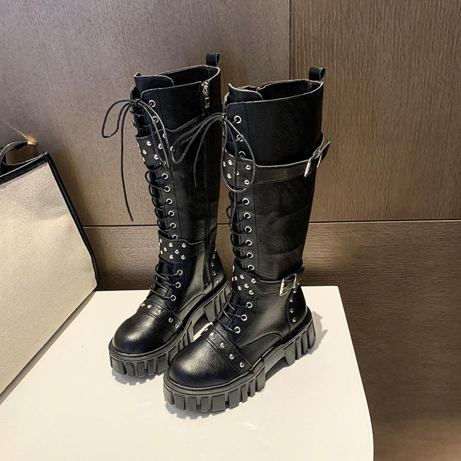 Women s Casual Long Riding Boots Women s Round Toe Square Heel Lace Up Leather Boots High Heels Boots for Women Sexy Size 12 37 чёрный
Women s Casual Long Riding Boots Women s Round Toe Square Heel Lace Up Leather Boots High Heels Boots for Women Sexy Size 12 37 чёрный