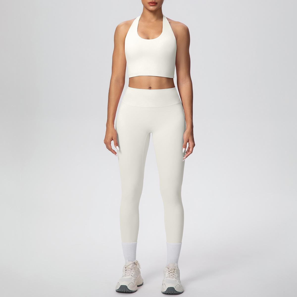 Sexy Halter Neck Bra & High Waist Yoga Pants Set - Women s Casual Nude Feel Fitness Wear L
Sexy Halter Neck Bra & High Waist Yoga Pants Set - Women s Casual Nude Feel Fitness Wear L