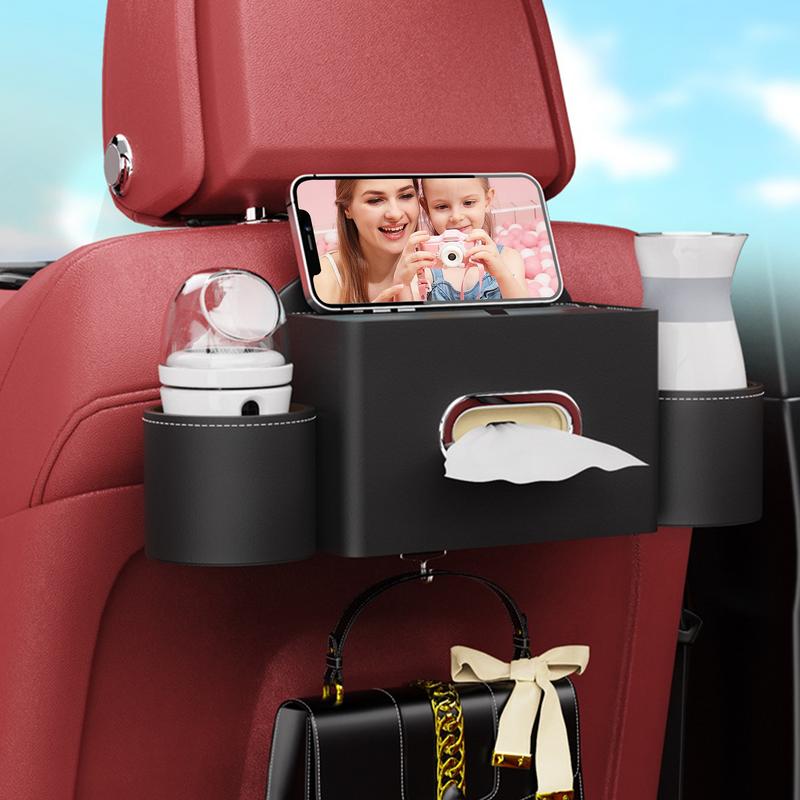 Backseat Car Organizer Multi-Functional Headrest Storage Box 2 Cup Holder Cell Phone Slot Car Organizer For Convenience & чёрный
Backseat Car Organizer Multi-Functional Headrest Storage Box 2 Cup Holder Cell Phone Slot Car Organizer For Convenience & чёрный