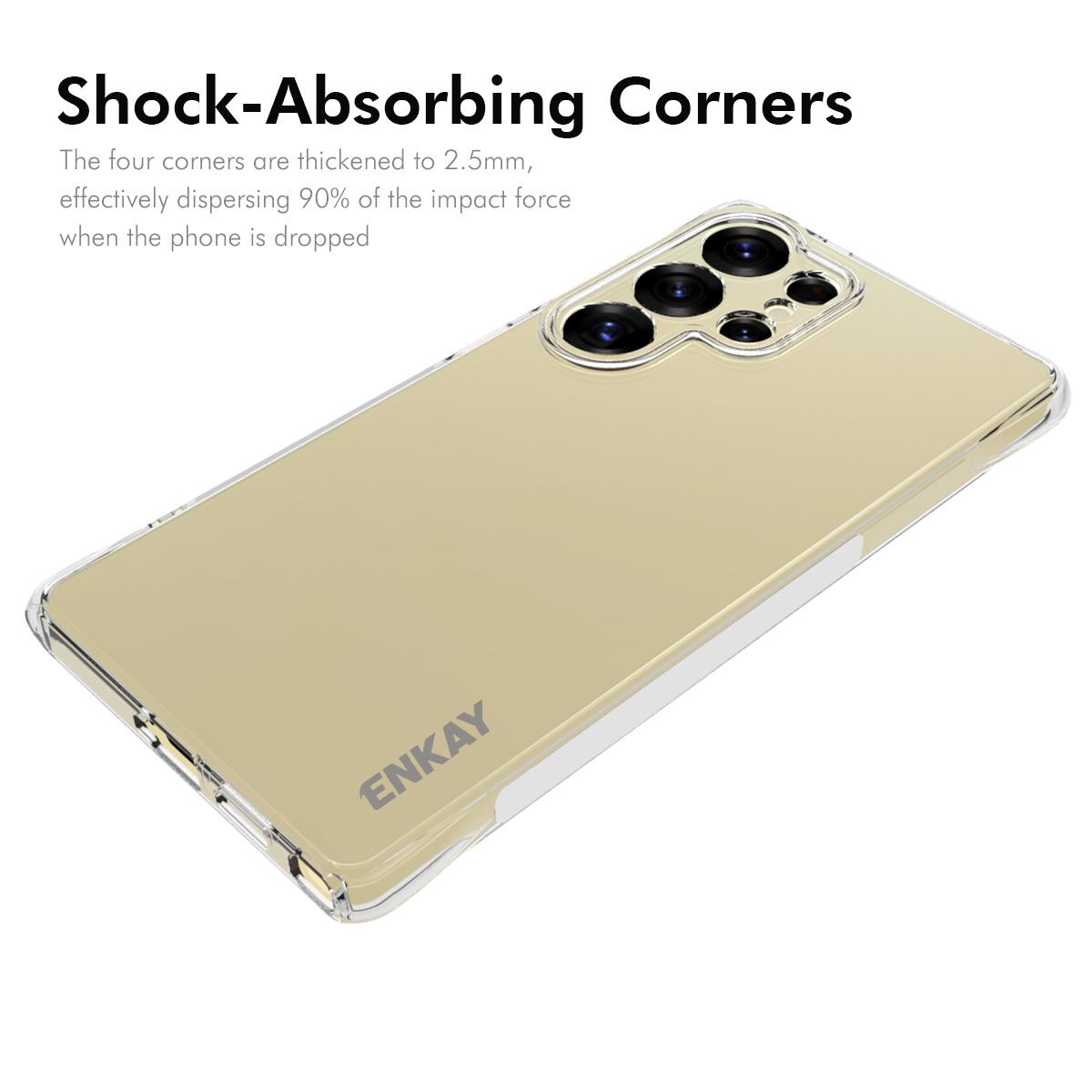 For Samsung Galaxy S25 Ultra Clear Phone Case ENKAY HAT PRINCE Shockproof Anti-Slip TPU Cover Transparent
For Samsung Galaxy S25 Ultra Clear Phone Case ENKAY HAT PRINCE Shockproof Anti-Slip TPU Cover Transparent