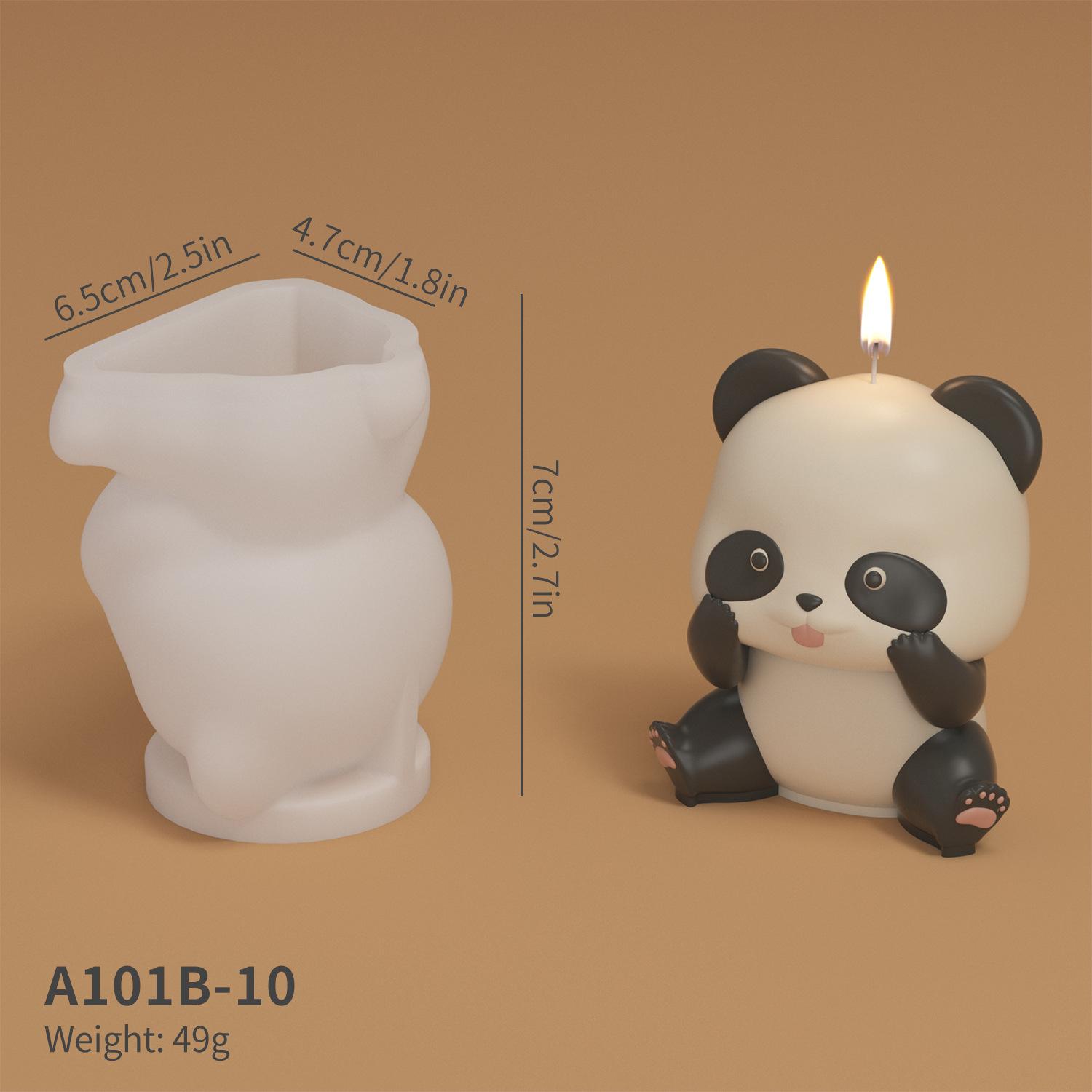 3D Shy Panda Silicone Candle Molds DIY Cute Bear Aromatherapy Plaster Soap Resin Crafts Cement Mold Home Decor Gift Making
3D Shy Panda Silicone Candle Molds DIY Cute Bear Aromatherapy Plaster Soap Resin Crafts Cement Mold Home Decor Gift Making