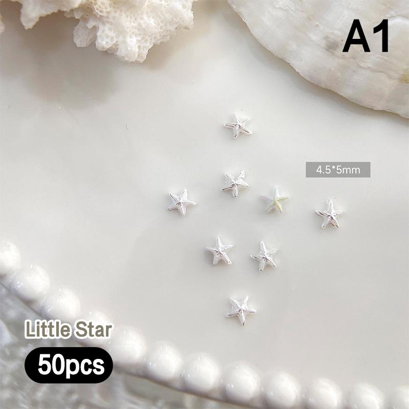 50Pcs Summer Ocean Nail Art Rhinestones Shell Starfish Conch 3D Beach Manicure DIY Decor
50Pcs Summer Ocean Nail Art Rhinestones Shell Starfish Conch 3D Beach Manicure DIY Decor