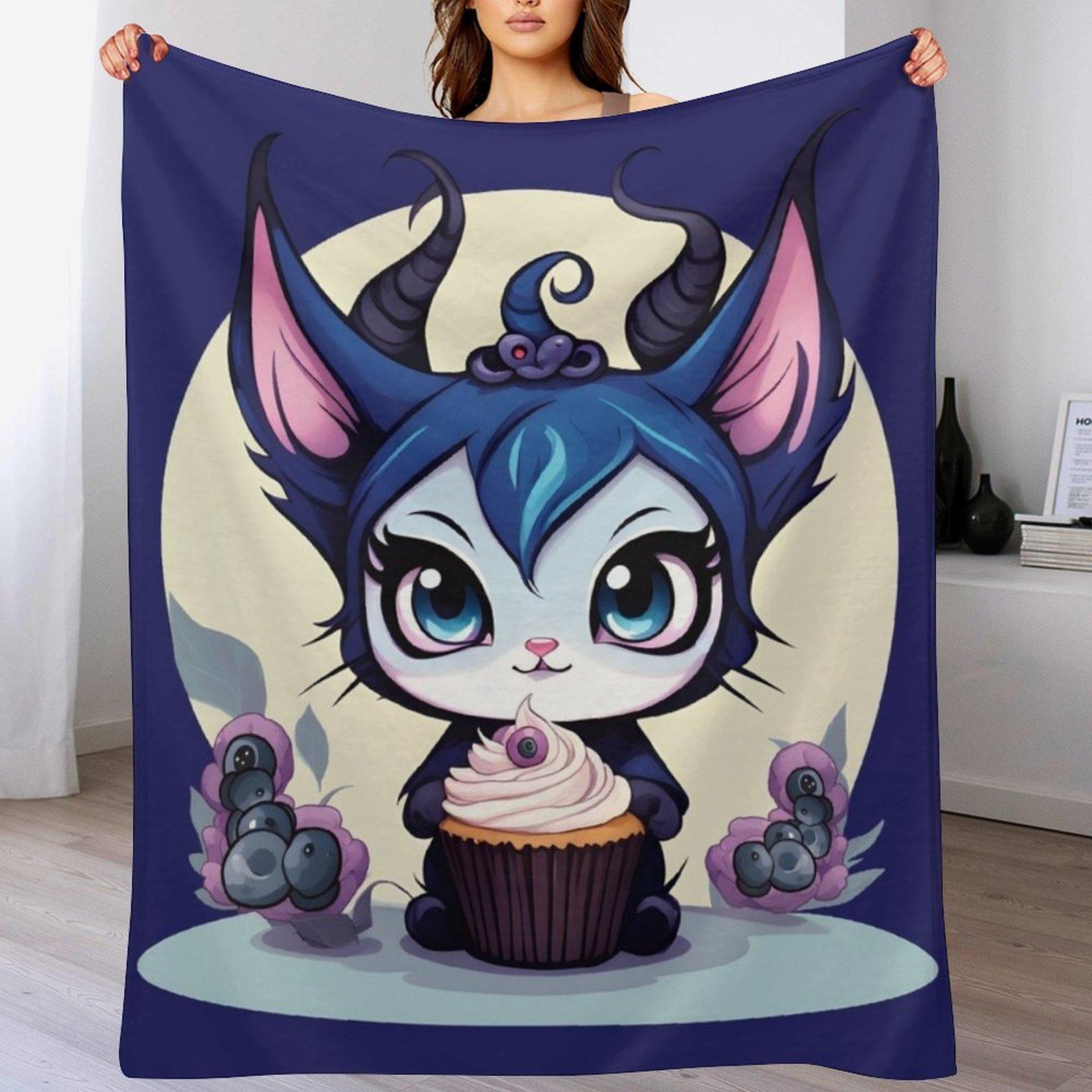 Blueberry M Cat Throw Blanket Reusable Durable Soft Blanket for All Seasons 102x76cm(40x30in)
Blueberry M Cat Throw Blanket Reusable Durable Soft Blanket for All Seasons 102x76cm(40x30in)