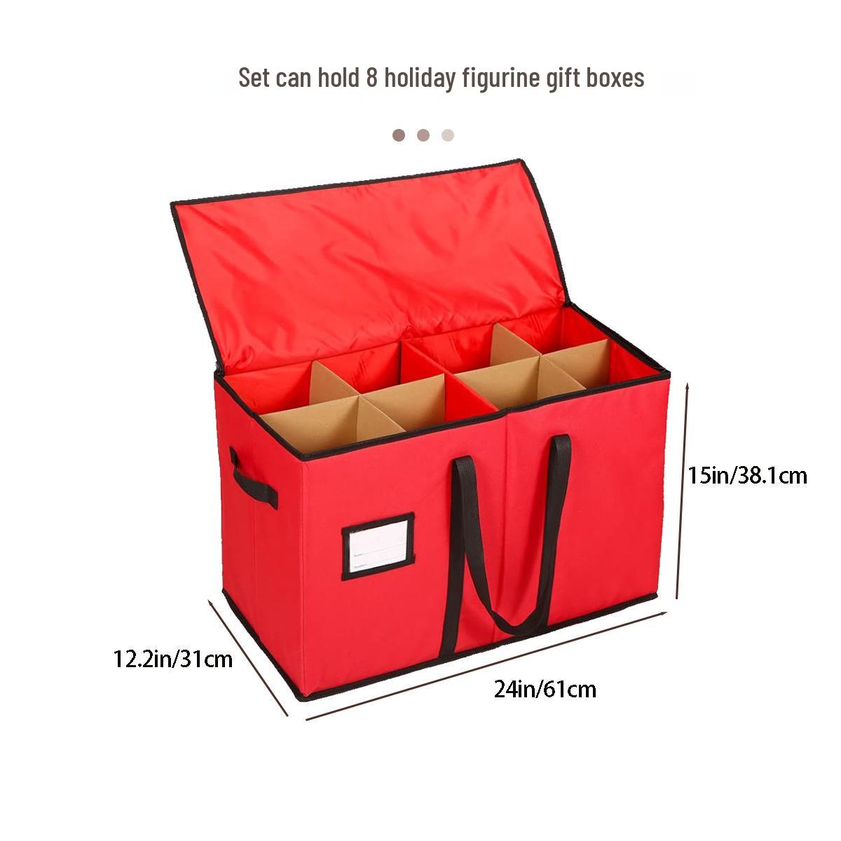 Foldable Christmas Figurine Organizer - Holds 8 Holiday Characters червоний
Foldable Christmas Figurine Organizer - Holds 8 Holiday Characters червоний