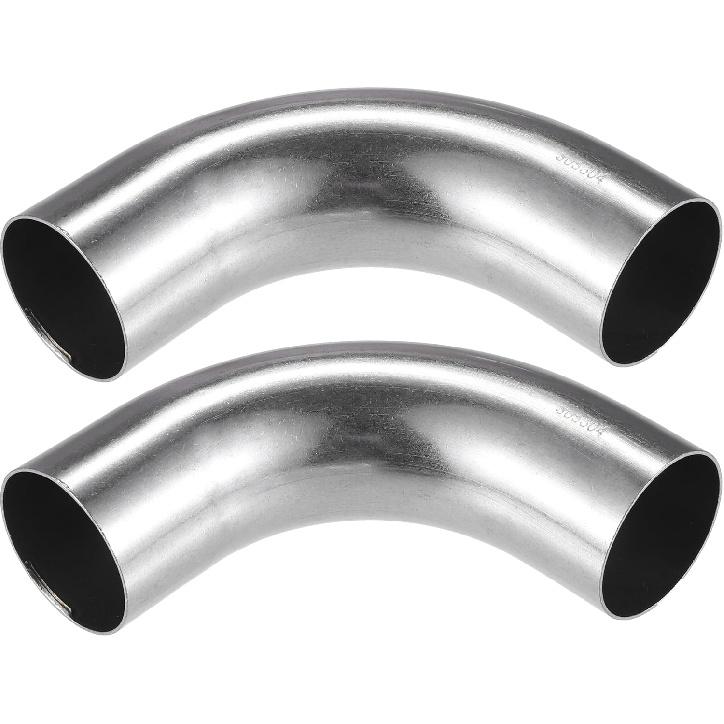 2 Pcs Bend Elbow Pipe Tube, 1.75 OD 4.7 Leg 90 Degree DIY Exhaust Pipe Intercooler Air Intake Tube Universal for Car Truck Automotive Durable 304
2 Pcs Bend Elbow Pipe Tube, 1.75 OD 4.7 Leg 90 Degree DIY Exhaust Pipe Intercooler Air Intake Tube Universal for Car Truck Automotive Durable 304