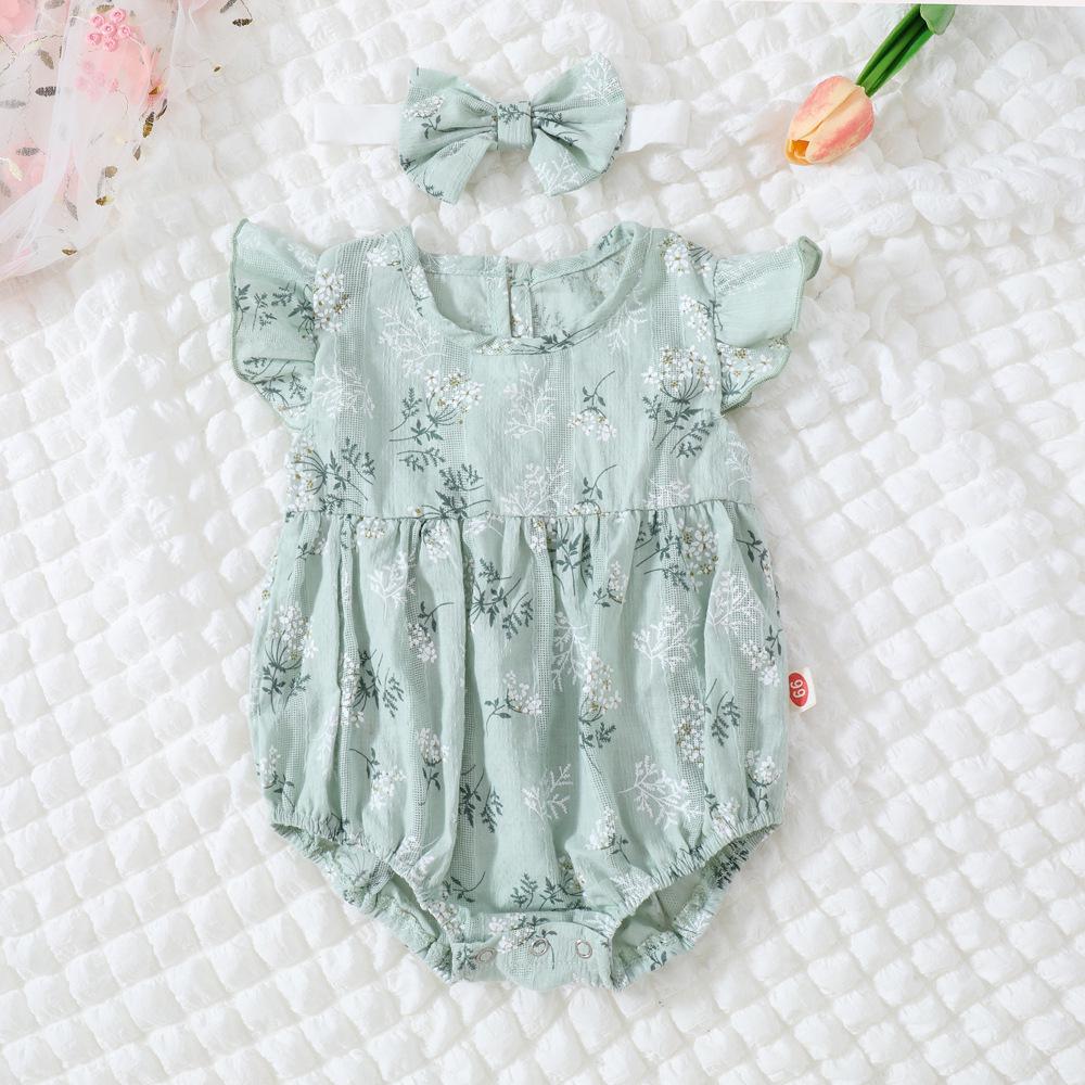 2022 Summer Breathable Cotton Flutter Sleeve Romper for Baby Girls 90 cm
2022 Summer Breathable Cotton Flutter Sleeve Romper for Baby Girls 90 cm