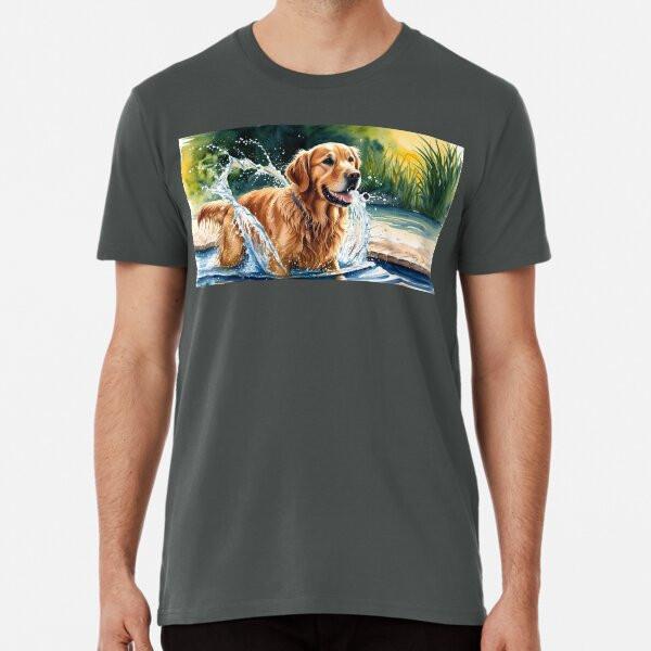 Golden Retriever splashing in water Premium S to 5XL Made in the AU/USA T-Shirt M
Golden Retriever splashing in water Premium S to 5XL Made in the AU/USA T-Shirt M