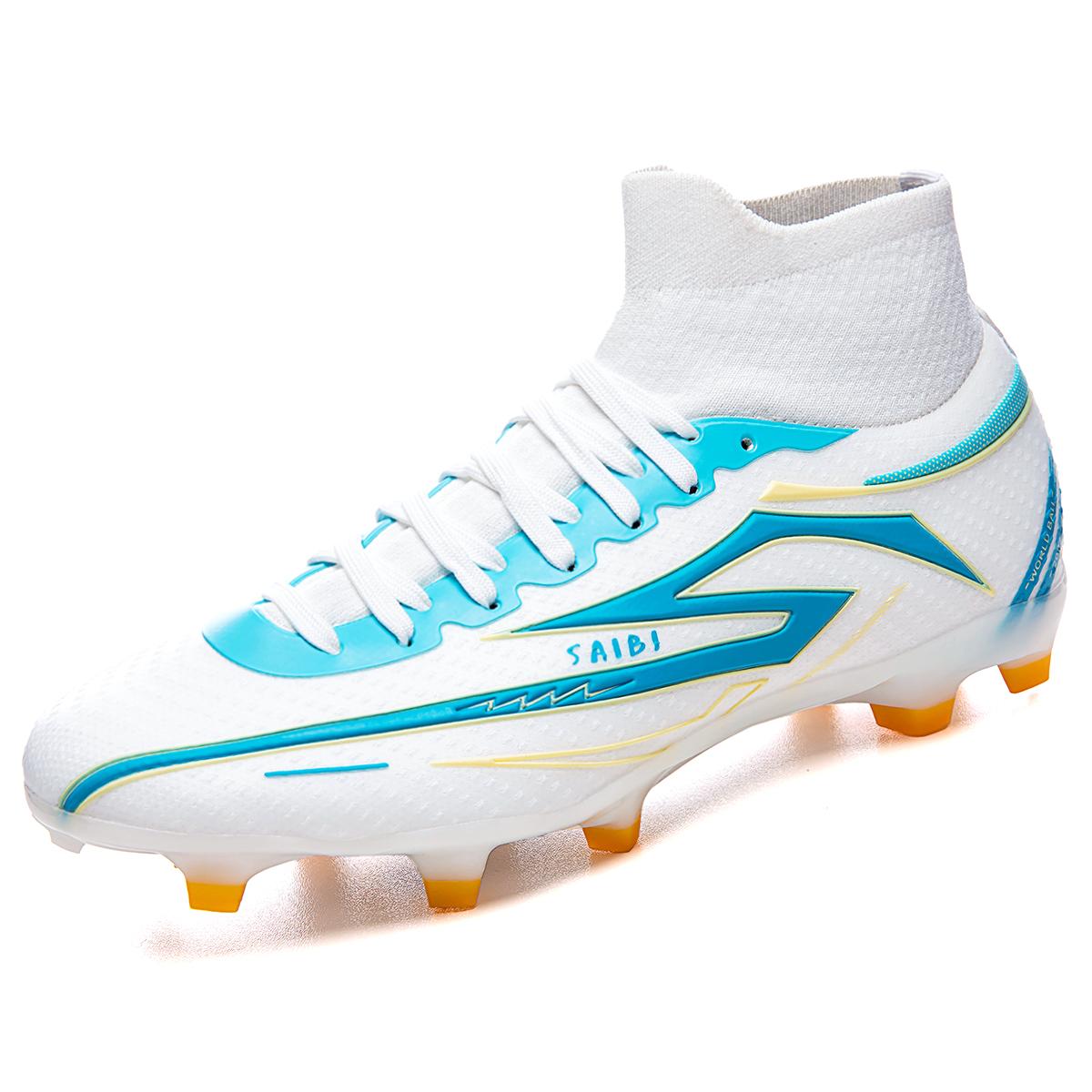 Unisex High-top Soccer Shoes for Adult Students, with The Option of Studded or Long Studs, Available in 4 Colors. Sole Spikes 45 білий
Unisex High-top Soccer Shoes for Adult Students, with The Option of Studded or Long Studs, Available in 4 Colors. Sole Spikes 45 білий