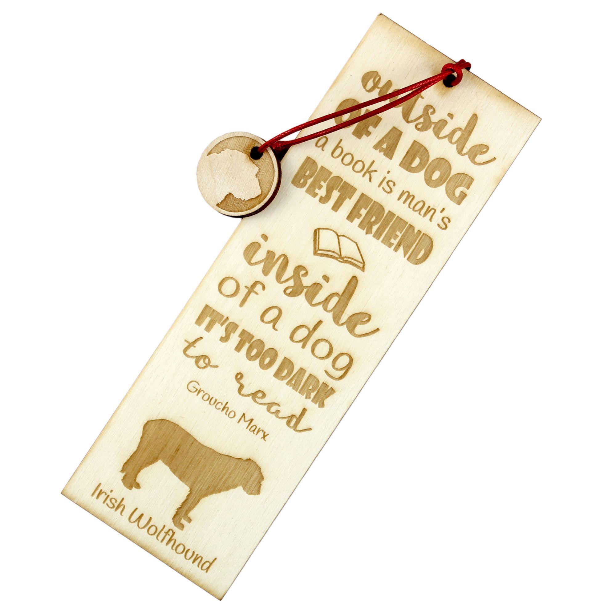 Irish Wolfhound - dog bookmark, personalized bookmark, gift for bookworm from Art-Dog brand
Irish Wolfhound - dog bookmark, personalized bookmark, gift for bookworm from Art-Dog brand