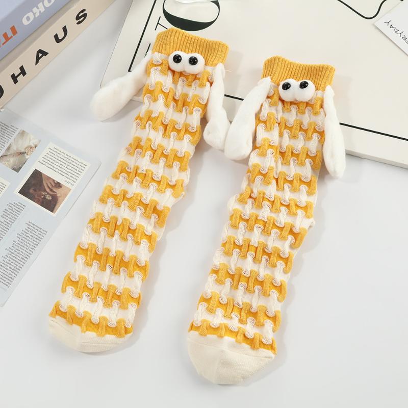 Creative Winter Fun Magnet Big Eyes Holding Hands Couple Long Socks Dopamine Warm And Comfortable Long Socks Gifts жовтий
Creative Winter Fun Magnet Big Eyes Holding Hands Couple Long Socks Dopamine Warm And Comfortable Long Socks Gifts жовтий