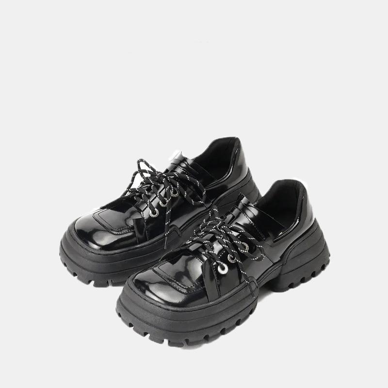 Platform Shoes Women s Thick-soled New Autumn and Winter Casual Sports Big-toed Shoes British Small Leather Shoes College Style Single Shoes
Platform Shoes Women s Thick-soled New Autumn and Winter Casual Sports Big-toed Shoes British Small Leather Shoes College Style Single Shoes