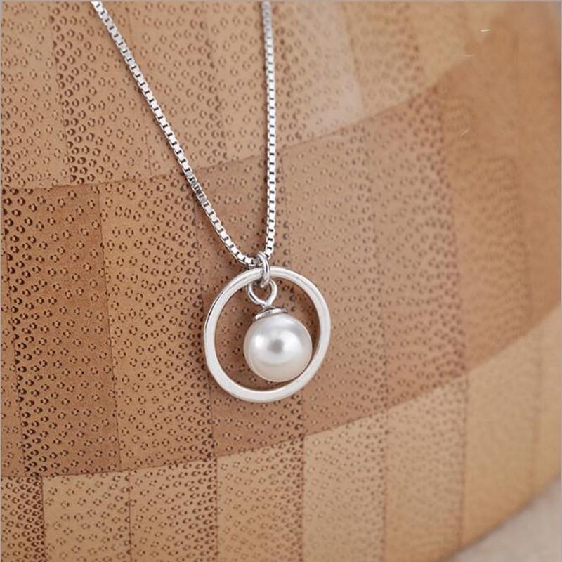 Beautiful Fashion 925 Sterling Silver Jewelry Female Korean Transshipment Pearl Circle Pendant Necklaces TYB340 серебряный
Beautiful Fashion 925 Sterling Silver Jewelry Female Korean Transshipment Pearl Circle Pendant Necklaces TYB340 серебряный
