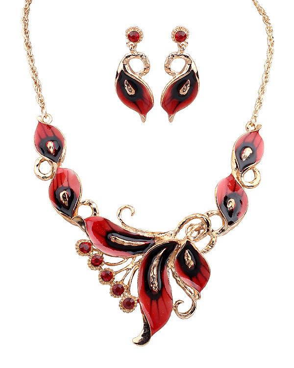 Hot Sale Alloy Drip Butterfly Necklace Earrings Set, Stylish Personality Exquisite Accessories Gift червоний
Hot Sale Alloy Drip Butterfly Necklace Earrings Set, Stylish Personality Exquisite Accessories Gift червоний