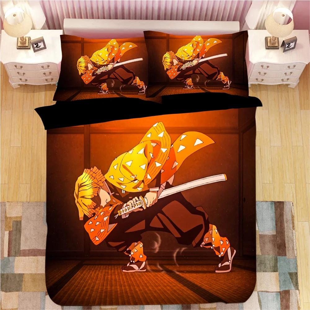 Demon Slayer Bedding Sets Cartoon Comforter Bed Linen Boys Kids Single Double Size Soft Bedclothes Home Decor Anime Duvet Covers 70x133cm 2pcs
Demon Slayer Bedding Sets Cartoon Comforter Bed Linen Boys Kids Single Double Size Soft Bedclothes Home Decor Anime Duvet Covers 70x133cm 2pcs