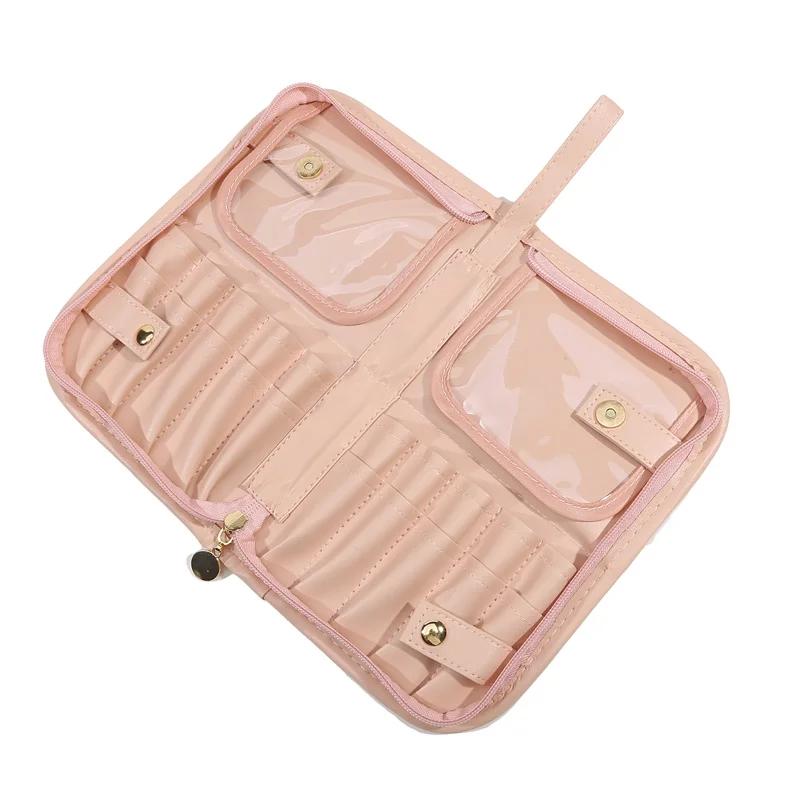 Hole Makeup Brush Bag Functional Cosmetics Case Travel Organizer Make Up Brushes Protector Makeup Tools Rolling Pouch 2025 New рожевий
Hole Makeup Brush Bag Functional Cosmetics Case Travel Organizer Make Up Brushes Protector Makeup Tools Rolling Pouch 2025 New рожевий