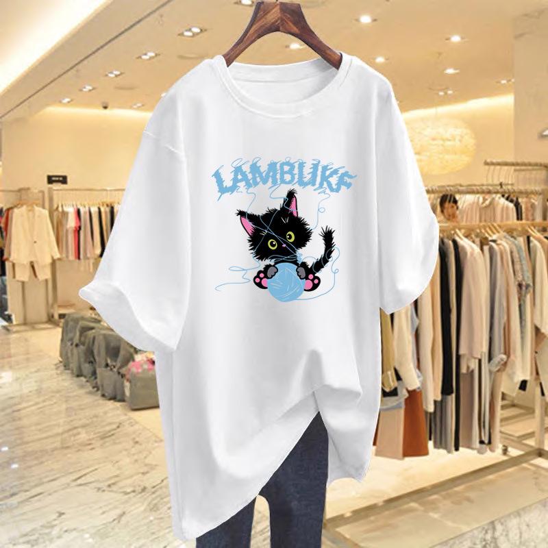 Women s Harajuku-Style Heavyweight Cotton Short-Sleeve T-Shirt - Summer Niche, Versatile Korean Street Style M
Women s Harajuku-Style Heavyweight Cotton Short-Sleeve T-Shirt - Summer Niche, Versatile Korean Street Style M