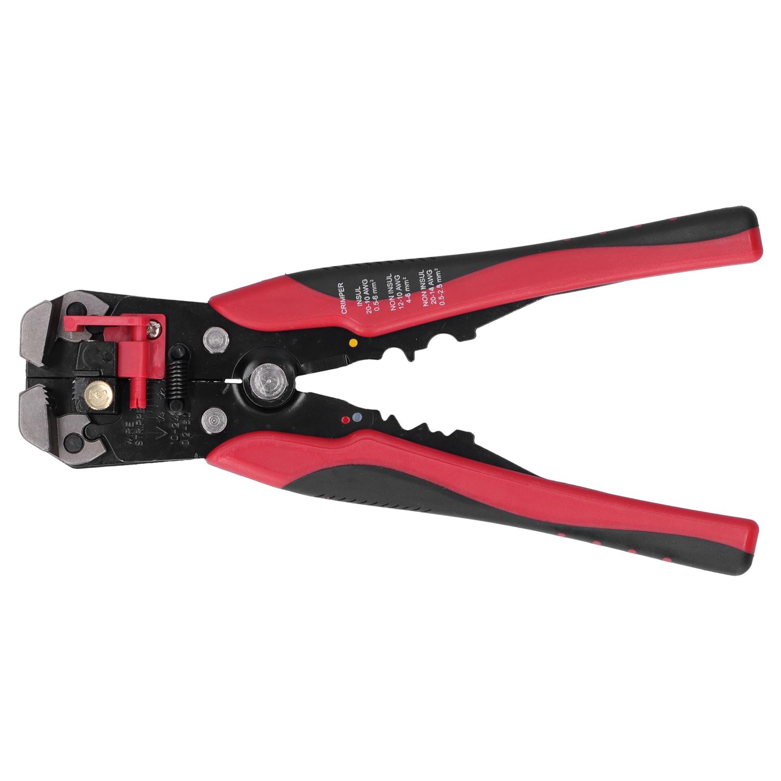 3 в 1 плоскогубцы для зачистки и обжима проводов, эргономичные клещи для обжима 0,26,0 мм2, красная ручка
3 в 1 плоскогубцы для зачистки и обжима проводов, эргономичные клещи для обжима 0,26,0 мм2, красная ручка