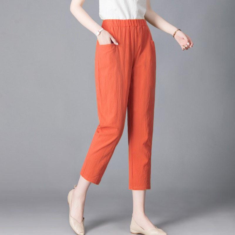 Korean Casual Pants, Thin Cotton and Linen Pants, Women s Spring Summer Elastic Waist Ankle Pants, Women s Bloomers S
Korean Casual Pants, Thin Cotton and Linen Pants, Women s Spring Summer Elastic Waist Ankle Pants, Women s Bloomers S